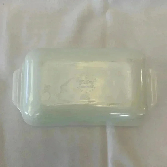 Vtg Fire King by Anchor Hocking 1 QT Loaf Pan Bakeware Dish Harvest Vegetable - Picture 6 of 7